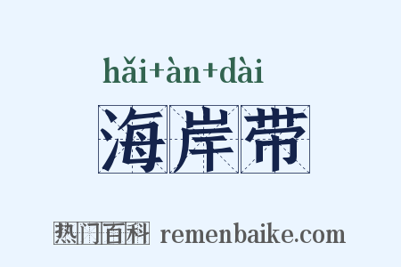 海岸带是什么意思的图片